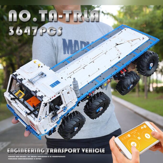 Mould King 13144 TA-TRAL 8WD RC Off-road Truck - 3647 PCS - Image 5