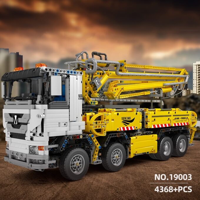 Mould King 19003 RC Pneumatic Concrete Truck - 4368 PCS - Image 2