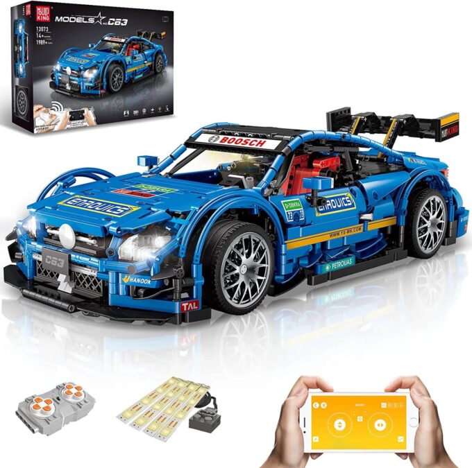 Mould King 13073 1:8 Scale Motorized C63 DTM Racing Car - 1989 PCS