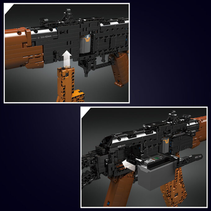 Mould King 14020 AKS-74U Electric Gun - 1418 PCS - Image 6