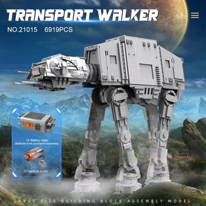 Mould King 21015 AT-AT Walker Terrain Armored Transport - 6919 PCS - Image 2