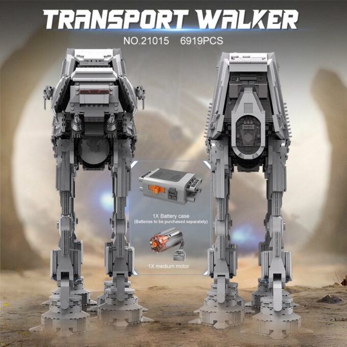 Mould King 21015 AT-AT Walker Terrain Armored Transport - 6919 PCS - Image 5