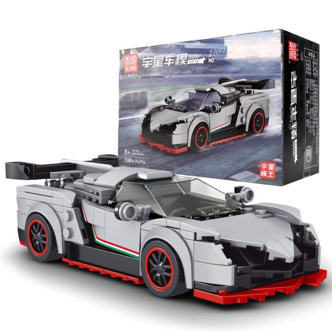 Mould King 27007 The Veneno Mini Sports Car - 398 PCS