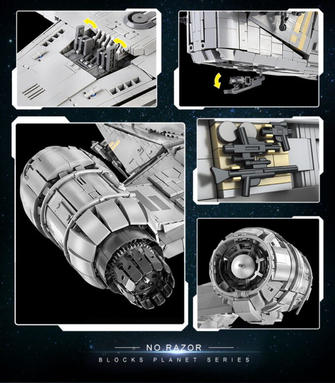 Mould King 21023 Razor Crest Starship - 5018 PCS - Image 11