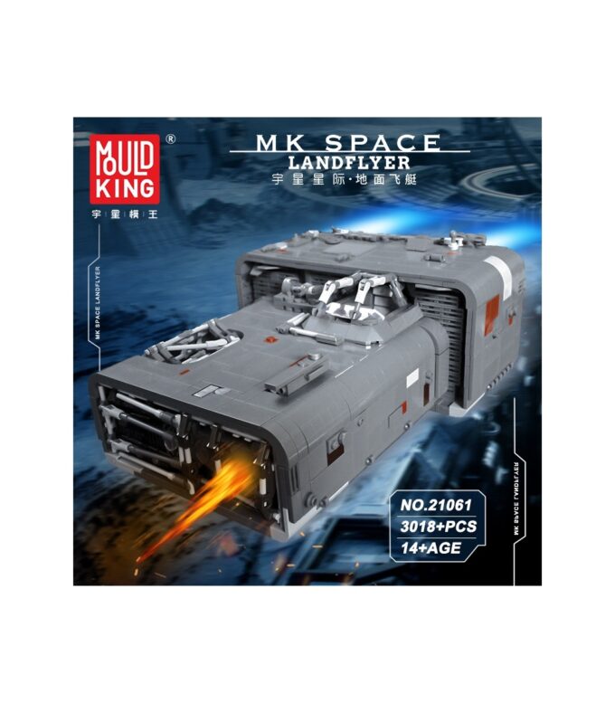 Mould King 21061 A-A4B Landspeeder UCS Large Spaceship - 3018 PCS - Image 3