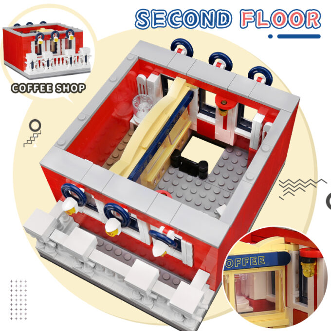 Mould King 11001 The MOC Christmas Post Office Set - Image 4