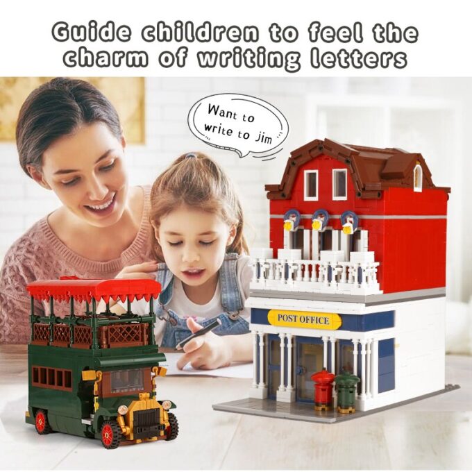 Mould King 11001 The MOC Christmas Post Office Set - Image 6