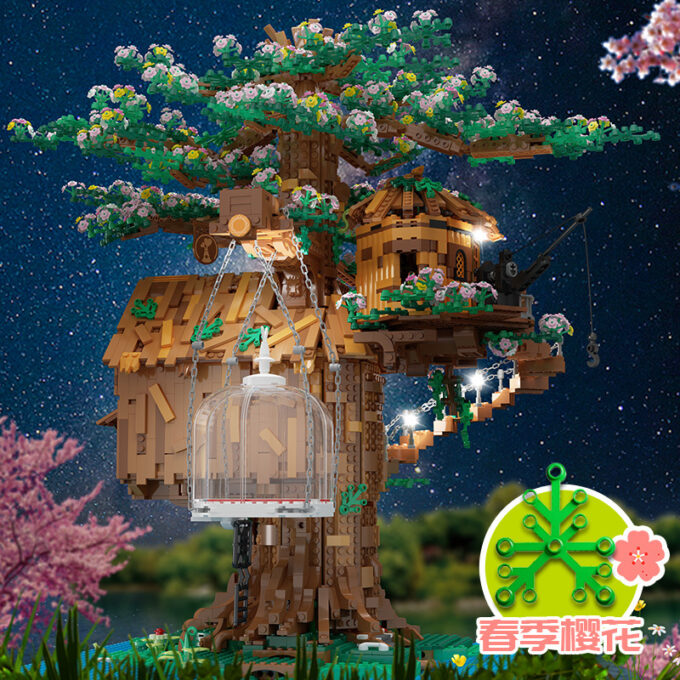 Mould King 16033 Treehouse with Lights - Image 7